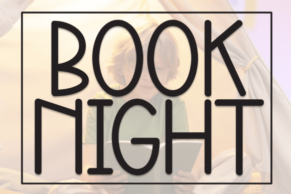Book Night: A Handwritten Display Font for Web Design