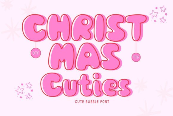 Christmas Cuties Font: A Playful Typeface for Holiday Editorial Design