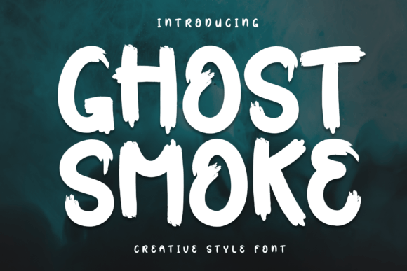 Ghost Smoke Font: A Playful Brush Typeface for Real Branding Work