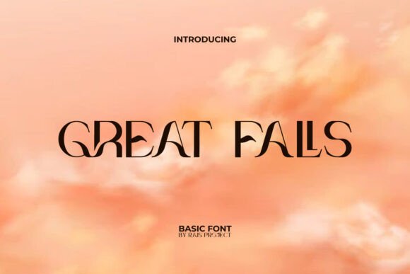 Great Falls Font: A Display Typeface for Campaigns