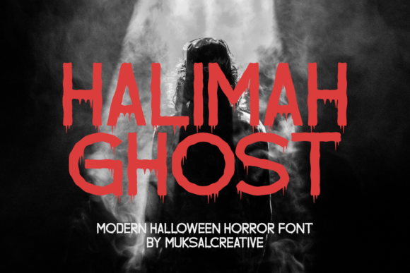Halimah Ghost: A Display Font for Eerie Branding