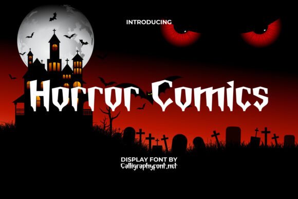 Horror Comics Font: A Designer’s Test for a Gothic Café Brand