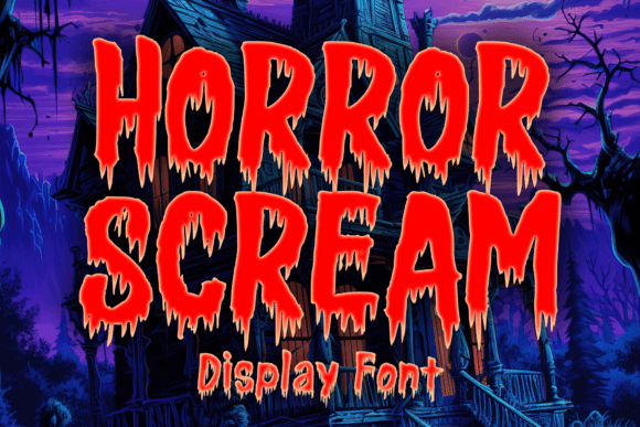 Horror Scream Font: A Maker’s Go-To for Vintage Horror Designs