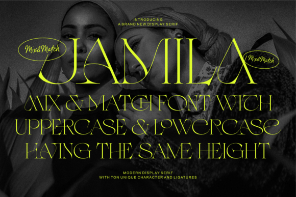 Jamila Display Font: A Stylist Serif for Handmade Creations