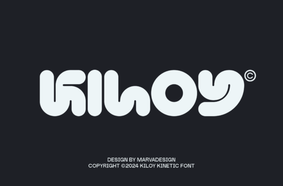 Kiloy: A Bold Display Font for Confident Branding