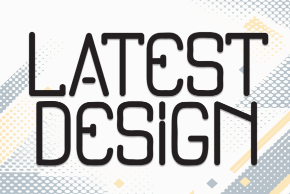 Latest Design: The Bold Display Font Your Handmade Products Need
