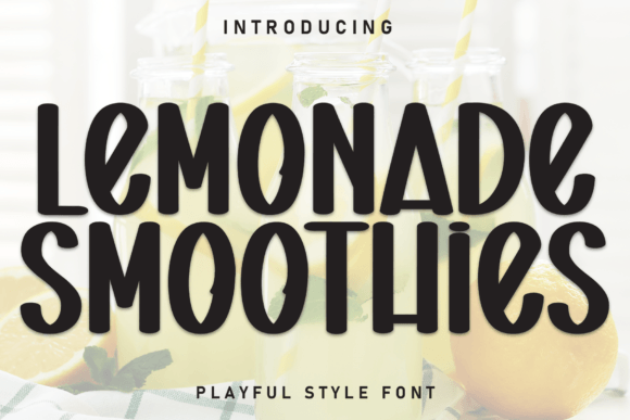 Lemonade Smoothies Font: A Handwritten Display Typeface for Campaign Creators
