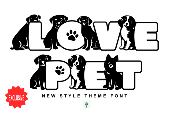 Love Pet Display Font: A Playful Branding Asset for Small Businesses