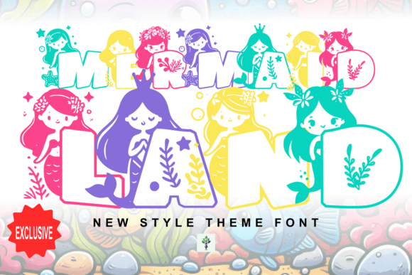 Mermaid Land Font Review: A Whimsical Display Typeface