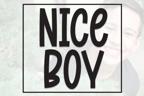 Nice Boy Font: A Playful Typeface for Warm Editorial Design