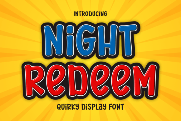 Night Redeem: A Display Font for Modern Web Design