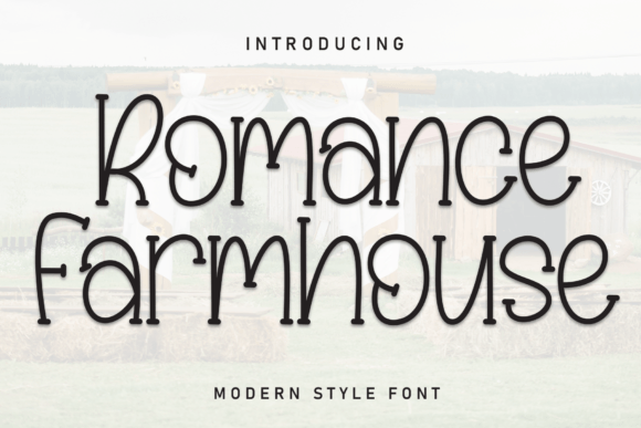 Romance Farmhouse: A Handwritten Font for Warm Editorial Stories