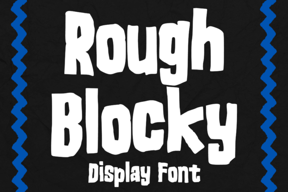 Rough Blocky Font: Street Art Typeface for Campaigns That Pop