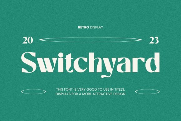 Switchyard Font Brings Retro Charm to Handmade Products
