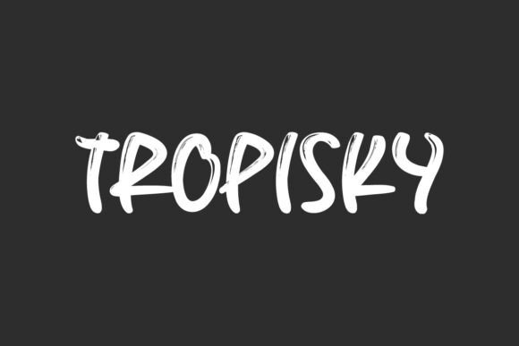 Tropisky: A Display Font for Editorial Design