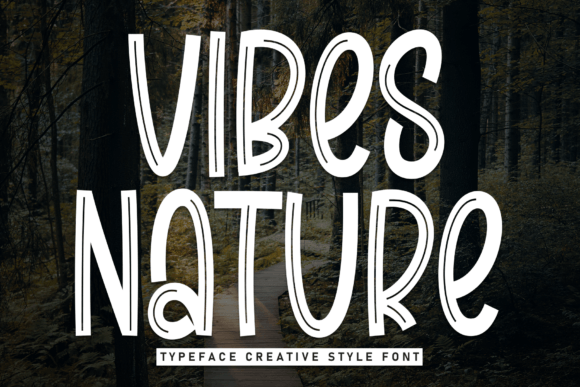 Vibes Nature: A Handwritten Font for Digital Branding